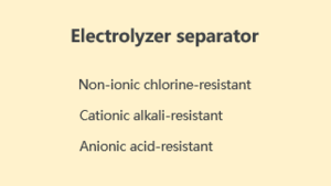 Electrolyzer separator